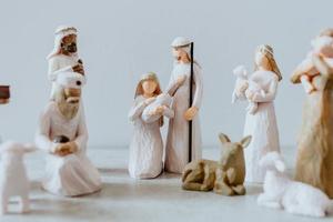 Minimal Christmas Nativity Scene photo