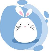 Cute little rabbit vector