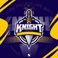 Knight E-Sport Modern Logo Mascot.eps vector