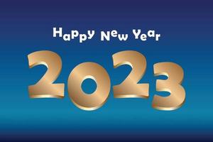 New year 2023 background vector