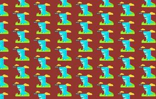 Cute Dinosaur seamless pattern in childish style. Vector Illustration. Can be used for fabric and textile, wallpapers, backgrounds, home decor, posters, cards.