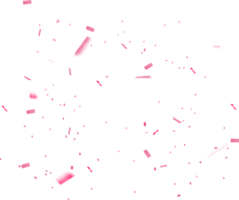 roze confetti illustratie png