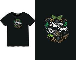 camiseta año nuevo 2023 vector