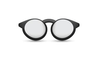 icono de ilustración gafas 3d realistas aisladas en el fondo vector