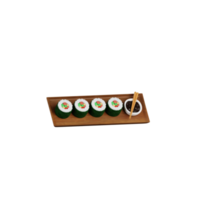 Rouleau de sushi 3D png