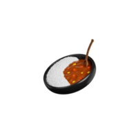3d curry riso png