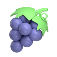 grape 3d icon png