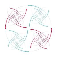 Abstract dot graphic effect background vector illustration.