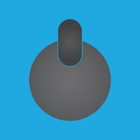 Power press button icon. Shutdown, on off button logo sign vector illustration.