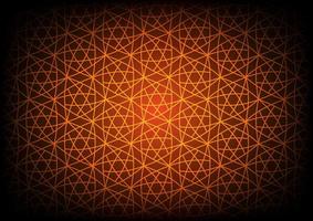 Abstract star orange geometric seamless pattern messy line background vector