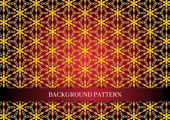 Abstract yellow shiny geometry chain link pattern background