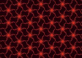 Flame abstract seamless pattern red chain background vector