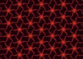 Flame abstract seamless pattern red chain background vector