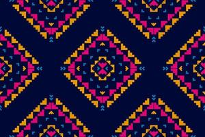 Fabric Aztec pattern background. Geometric ethnic oriental seamless pattern traditional. Mexican style. vector