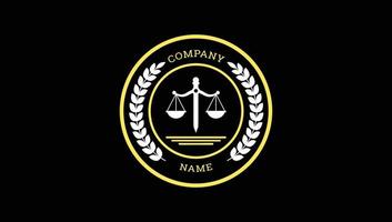 logotipo de educación jurídica vector
