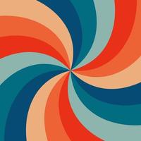 Psychedelic retro groove background vector