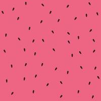 Watermelon red background with black seeds. Colorful juicy summer tropical vector pattern