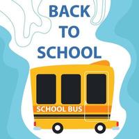 Cute characters and a concept of education for back to school vector