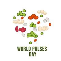 World pulses  day. Banner vector