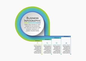 Presentation business infographic template vector