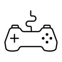 vector de icono de controlador de juego de joystick para diseño gráfico, logotipo, sitio web, medios sociales, aplicación móvil, ui