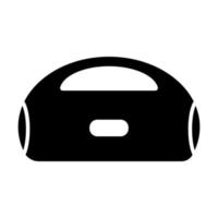 vector de icono de reproductor de discos boombox para diseño gráfico, logotipo, sitio web, redes sociales, aplicación móvil, ilustración de interfaz de usuario