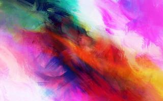 Abstract watercolor and oil paint background by beautiful mixed colors with splash fluid texture for background photo