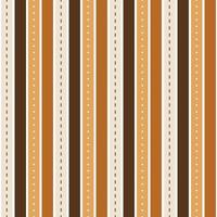 Beige and brown striped seamless pattern with dashed lines. Perfect for wallpaper, covers, bedding, tablecloth or scarf textile design. vector