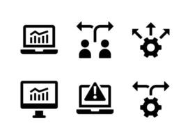 Simple Set of Crisis Management Vector Solid Icons