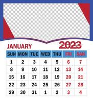 CALENDAR 2023. HAPPY NEW YEAR CALENDAR 2023 vector