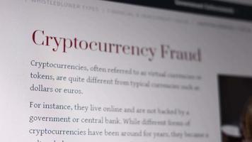 escroqueries à la crypto-monnaie. être informé des escroqueries au bitcoin. arnaque aux bitcoins. faux échanges de bitcoins video