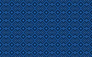 Geometric ethnic pattern, Vector embroidery oriental background, Pixel repeat Morocco style design