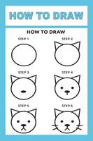 How to Draw Animals Step by Step vector