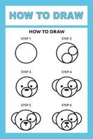 How to Draw Animals Step by Step vector