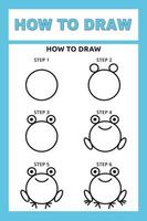 How to Draw Animals Step by Step vector