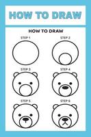 How to Draw Animals Step by Step vector