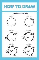 How to Draw Animals Step by Step vector