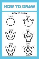 How to Draw Animals Step by Step vector