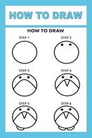 How to Draw Animals Step by Step vector