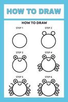 How to Draw Animals Step by Step vector