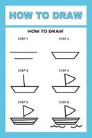 How to Draw for Kids Easy vector