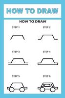 How to Draw for Kids Easy vector