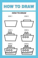 How to Draw for Kids Easy vector