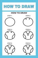How to Draw Animals Step by Step vector