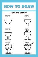 How to Draw for Kids Easy vector