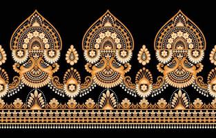 vector hermoso patrón de damasco. patrón real con papel tapiz de adorno floral con un patrón de damasco. ilustración vectorial