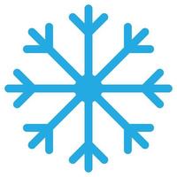 Snowflake Flat Icon vector