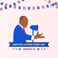 Martin Luther King Day Design vector