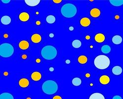 Polka Dot Pattern, Seamless Vector Background