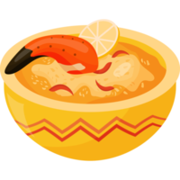 pastel de cangrejo picante chileno png